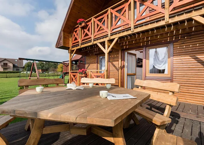 Bursztynek Zadaszony I Podgrzewany Basen - 3 Sypialnie 6-8 Osob 레왈